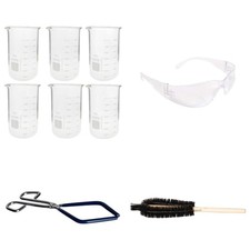 Beaker Starter Kit - 6 - 4000ml Griffin Style Beaker, Beaker Brush (330mm)