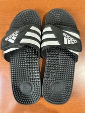 Adidas Adissage Men's Slides - Size 13 - Black/White