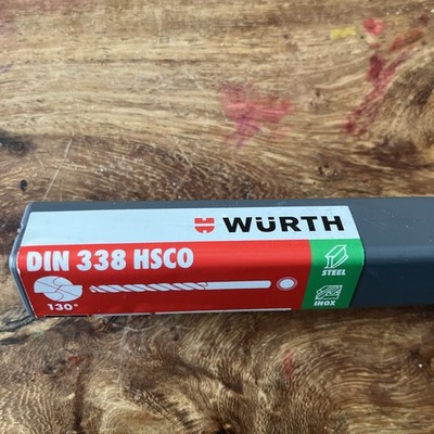 ORIGINAL WÜRTH 12mm HSCO DIN 338 SPIRALBOHRER REDLINE BRONZIERT 