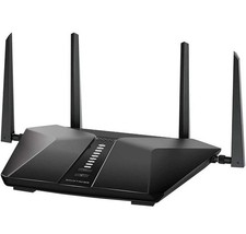 Netgear Nighthawk AX5 RAX43v2 Black Dual-Band AX4200 5-Stream WiFi Router RENEWD