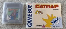 Catrap (Nintendo Game Boy) Cartridge W. Case And Manual 