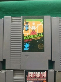 NES Game Lot: Jeopardy! 25th Anniversary, Golf, Baseball, World Cup , Hockey.