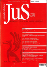 JuS Juristische Schulung 2025 (65. Jahrgang):...