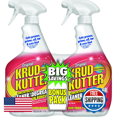 #ad KRUD KUTTER KK32BP 6 32oz Trigger Spray Original Concentrate Cleaner Degreaser $38.18