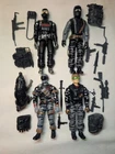 GI Joe Black Major Snake Eyes SW BH LL FOUR FIGURES NIGHT FORCE