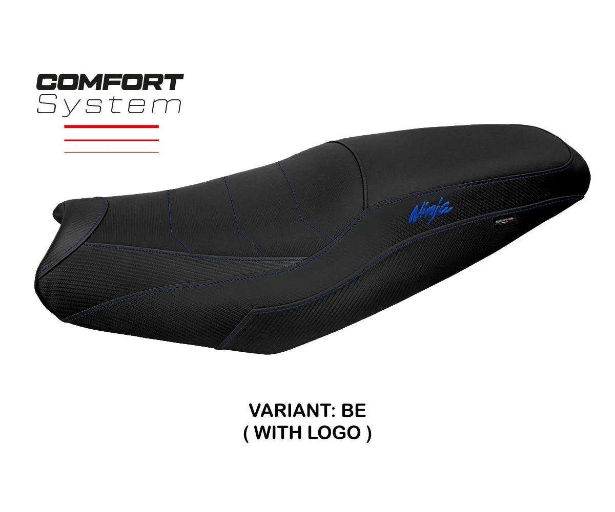 Seat cover Idaho Comfort Blue + logo Tpz comp KAWASAKI NINJA ZX 14 R 2012 2026