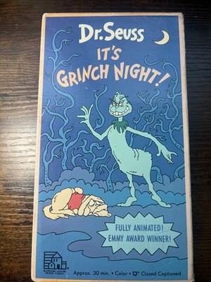 Dr. Seuss It's Grinch Night (VHS, 1992) • Random House Home Video