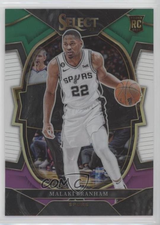 2022 Select Concourse Green White Purple Prizm Malaki Branham #95 Rookie RC 1cr7