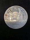 GERMANY 1989 BREAKING THROUGH THE WALL 3 OZ SILVER MEDAL, 51MM, UNCIRCULATED