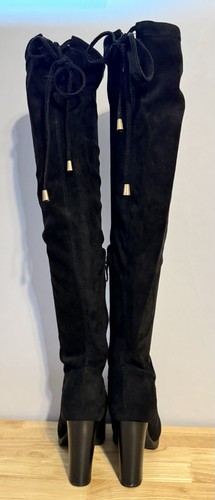 Vepose Women's Thigh High Black Suede Over The Knee Tall Boots Knee High Size 6 - Bild 7 von 19