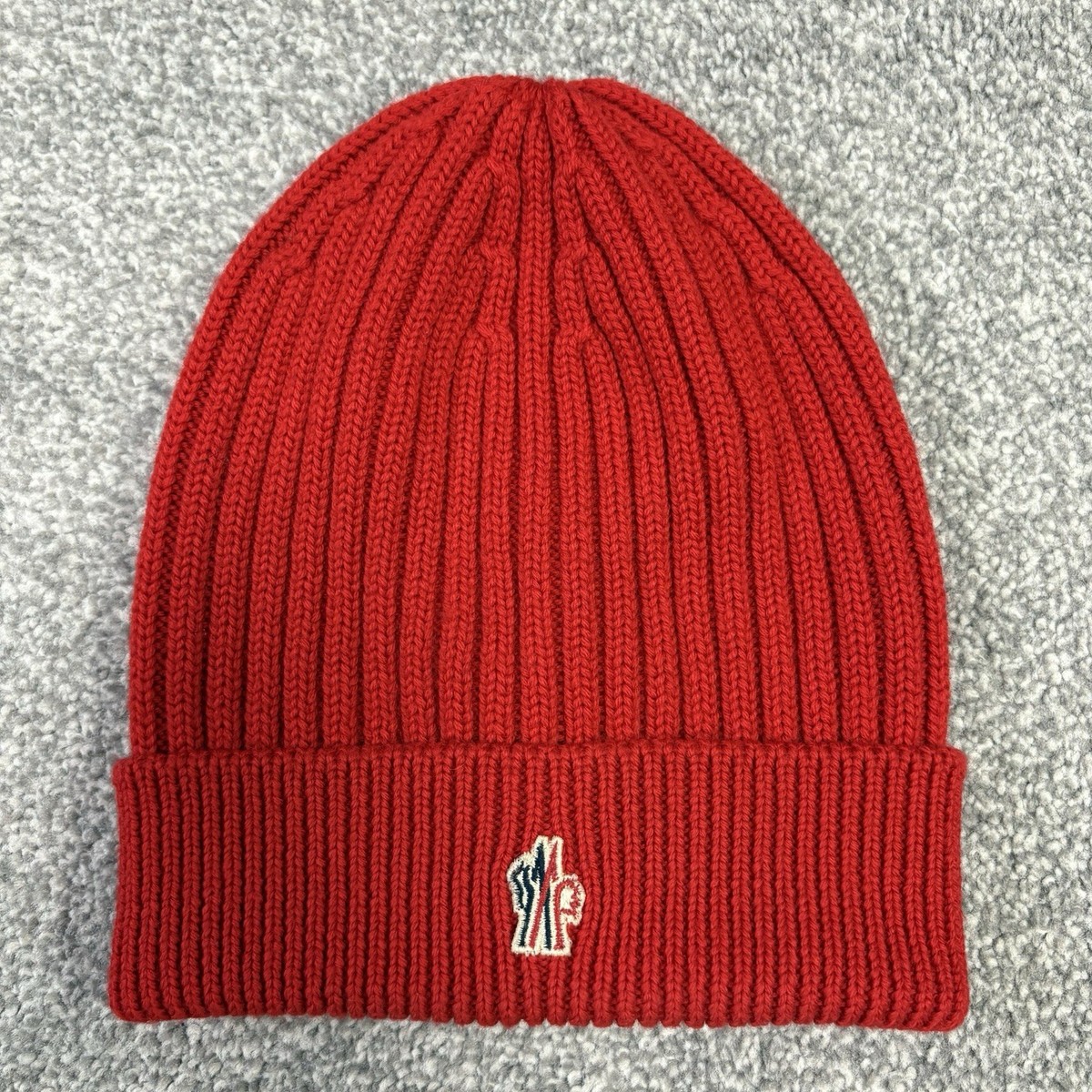 Moncler Grenoble Beanie Red SzUNI 100% Authentic Australia
