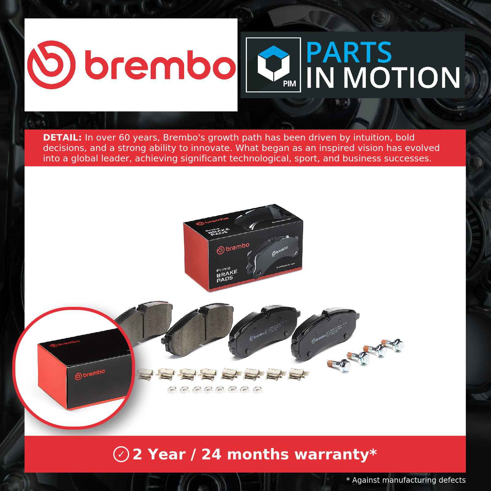 ✅Fits BREMBO KLOCKI SZCZEKI CYLINDERKI P 85 178 BRAKE PADS REAR ⭐UK Seller⭐ - Image 5
