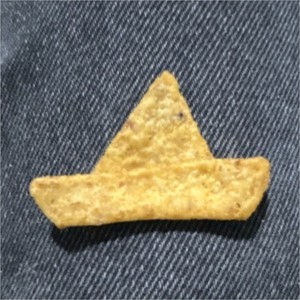 Unusually Shaped Tortilla Chip Boat or Hat Novelty Snack
