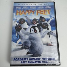Happy Feet DVD Widescreen Edition Robin Williams Elijah Wood New Sealed