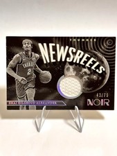2022-23 Panini Noir Shai Gilgeous-Alexander Newsreels NJ-SGA /75