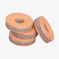 Tackle - LCW4 - Leather Cymbal Washers 4-Pack