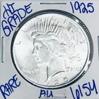 1925 SILVER PEACE DOLLAR AUTHENTIC HI GRADE U.S. MINT COIN FREE SHIPPING 6154