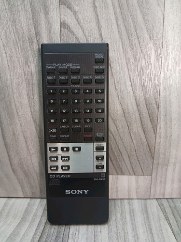 Telecomando di ricambio lettore CD Sony RM-D435 richiede due AA spedizione veloce! - Foto 24 di 24