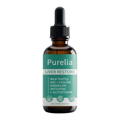 Purelia Liver Restore Drops   Complete Liver Detox Support Supplement 60ml