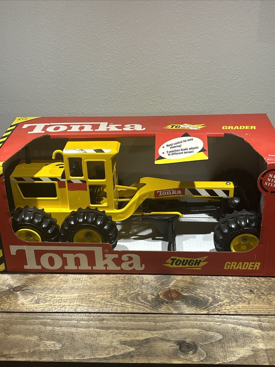 Tonka 1997 Tough Road Grader Pressed Steel New In Box | eBay