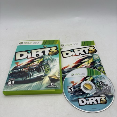 #ad DiRT 3 Xbox 360 Complete w Manual CIB Tested $29.95