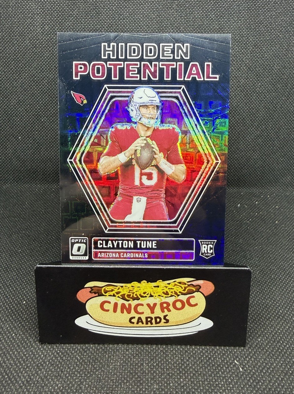 Clayton Tune Panini Donruss Optic Hidden Potential #HPCT Black Pandora