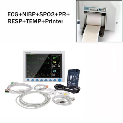 CMS8000 Vitalparameter-Patientenmonitor mit Drucker EKG Intensivstationsgerät