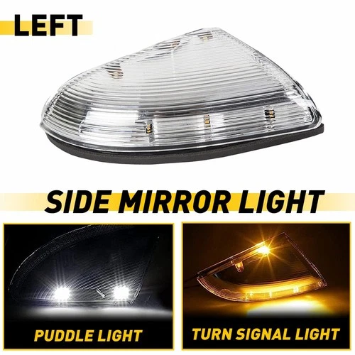Left Side Light Mirror Turn Signals For DODGE RAM 2009-2014 1500 2010-2014 2500