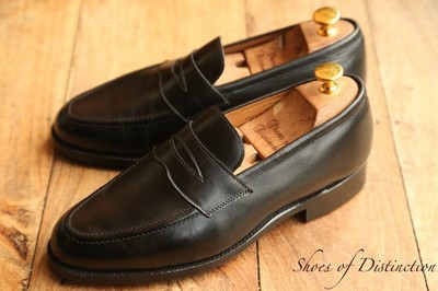 Tricker's Black Leather Penny Bit Loafers Shoes Men's UK 6 US 7 EU 40