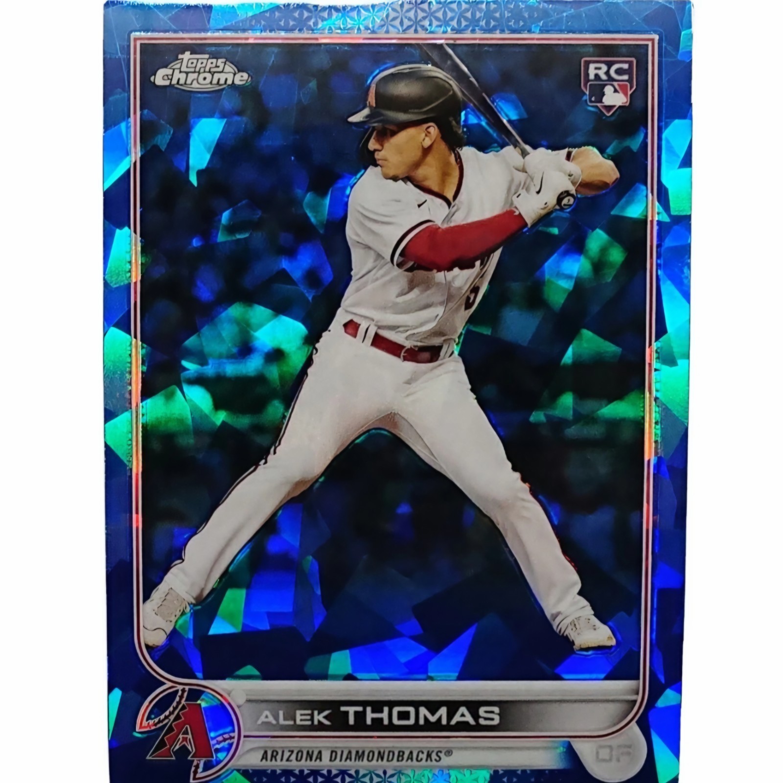 2022 Alek Thomas RC Topps Chrome Update Sapphire US212 Diamondbacks
