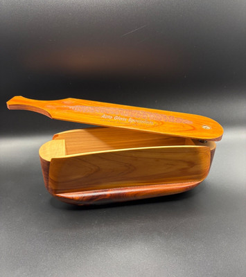 Vintage Chris Utke Tribute Custom Turkey Box Call Beer Belly WI Auto Glass Co LE