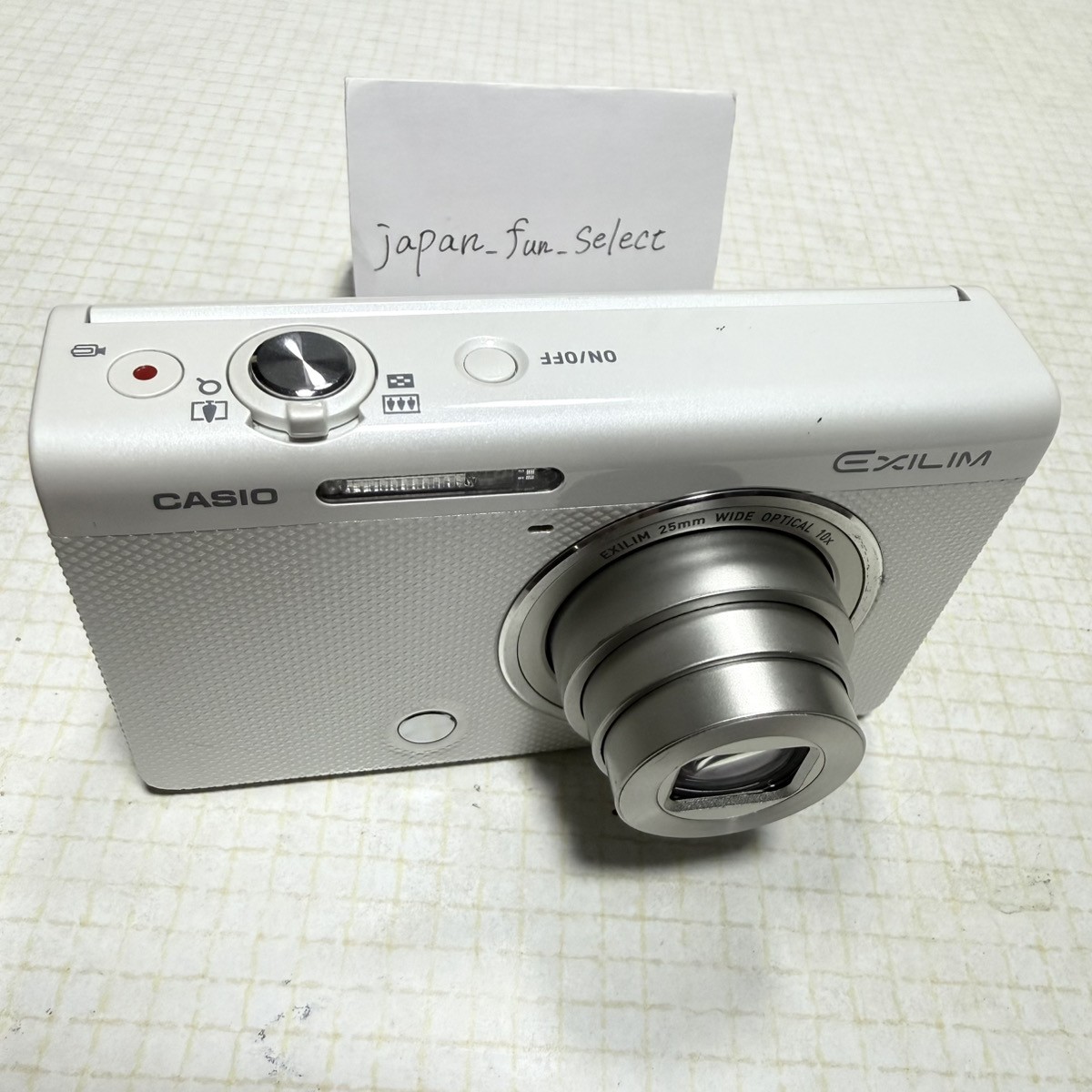 CASIO EXILIM EX-ZR70 White High Speed Digital Camera 12.1MP 6x