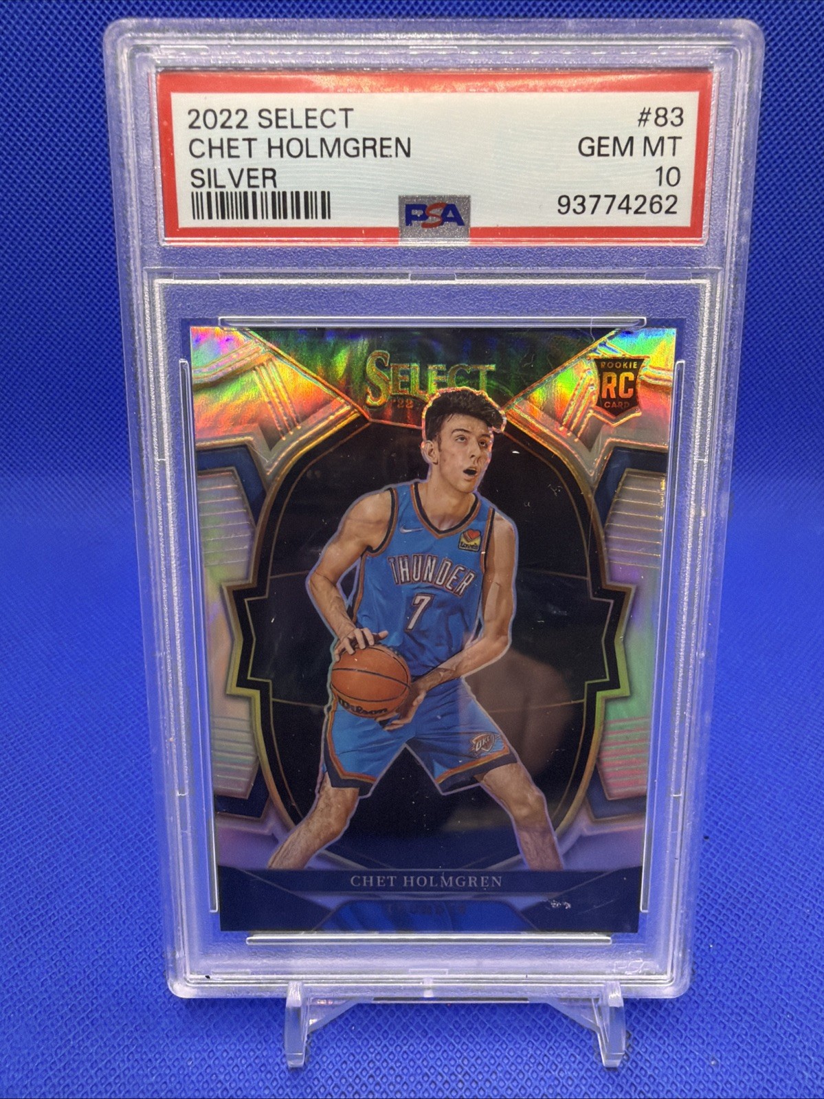 2022 Panini Select Chet Holmgren #83 Silver PSA 10