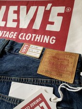 LEVI'S 1947  501 xx LVC Vintage Clothing MADE in JAPAN Red Selvedge Jeans 36/34