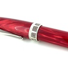 Montegrappa Extra 1930 Fountain Pen Red Celluloid Sterling Silver