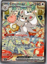 CINCCINO EX 119/086 ME04 SIR Holo NM/M Pokemon + Bonus EX