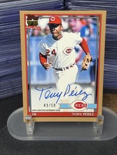 Tony Perez Cards, Rookie Card and Autographed Memorabilia Guide 18