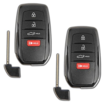 2x Remote Key Fob 4-Button for 2022-2024 Toyota Tundra (HYQ14FBX, 8990H-0C010)
