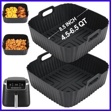 Air Fryer Silicone Liners for Ninja Air Fryer Pro 5 QT AF141, Ninja AG301, Co...