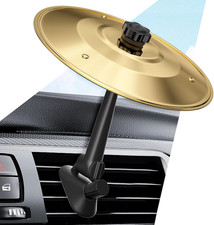 Car Cymbal Air Vent, Mini Drum Cymbal Decoration, Gold