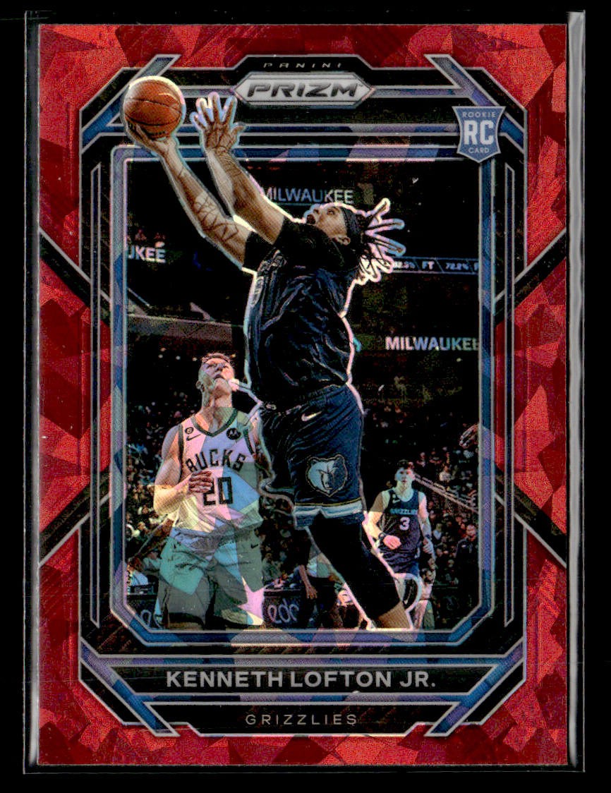 2022-23 Panini Prizm #253 Kenneth Lofton Jr. Prizms Red Ice card