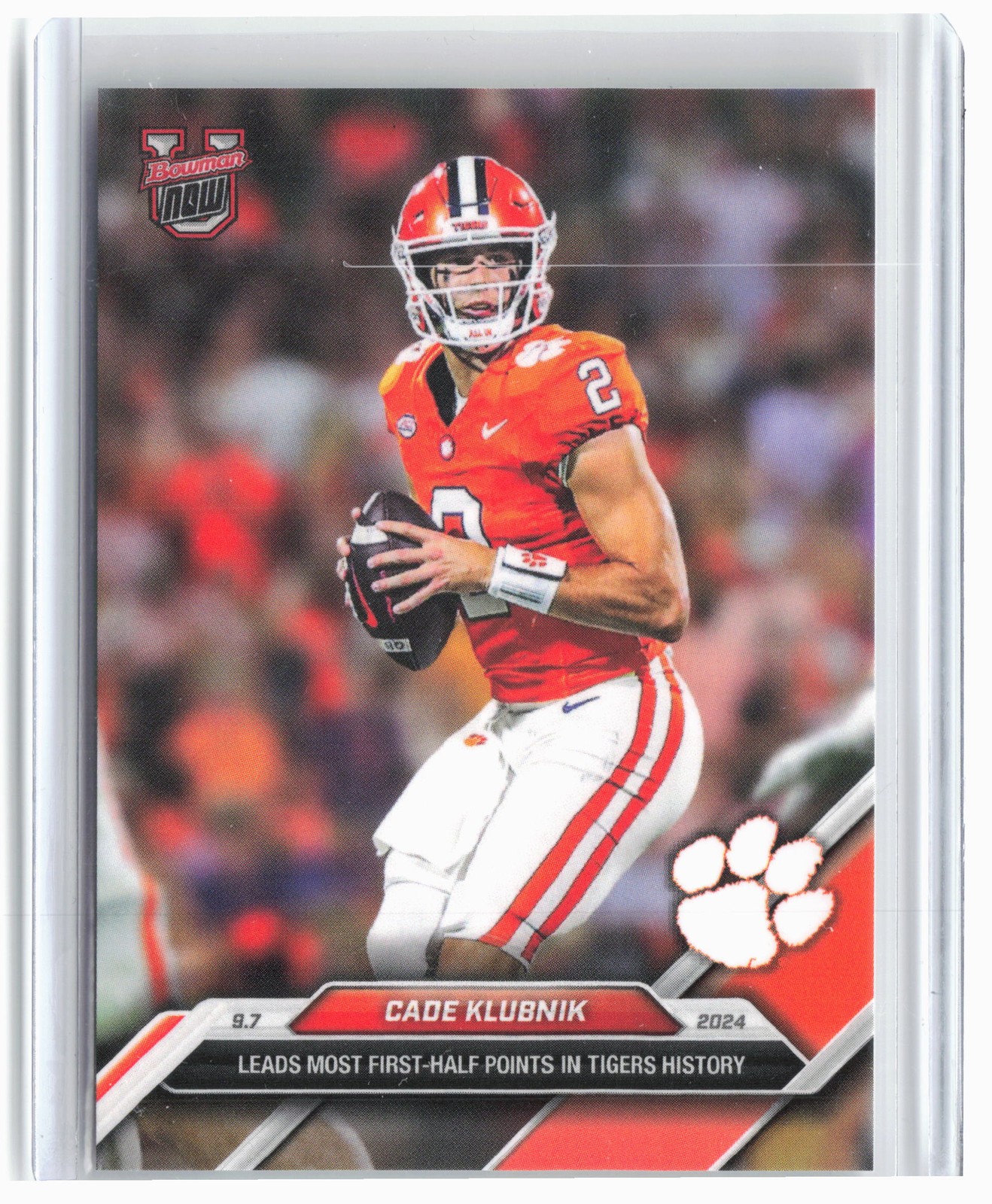 2024 Bowman U Now #12 Cade Klubnik