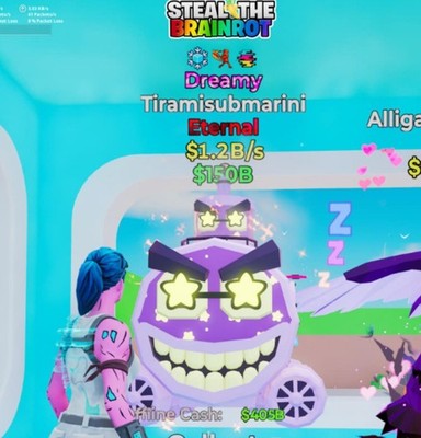 Tiramisubmarini 1,2 B/s [DREAMY + 3 Traits]  - FN Steal the Brainrot