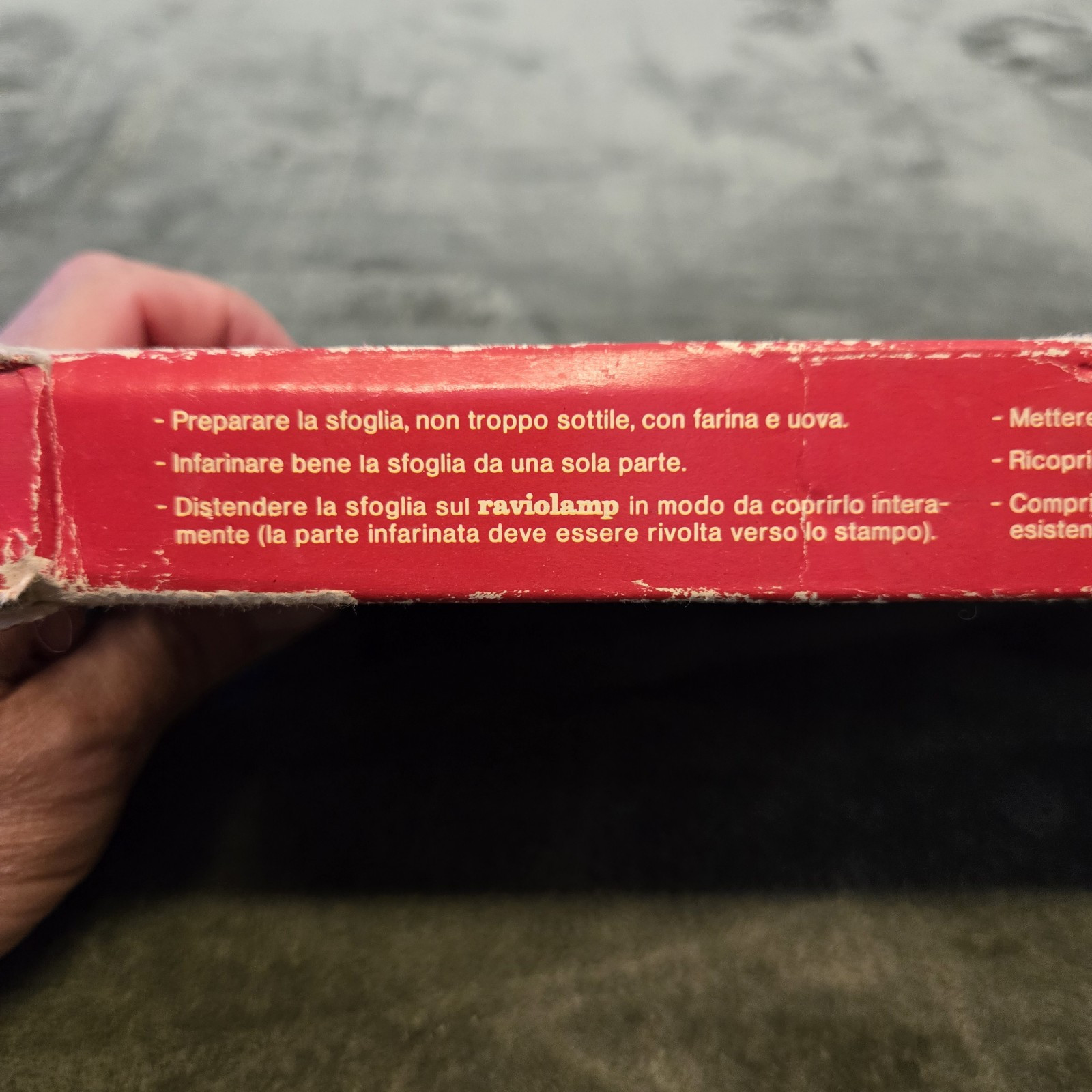 Raviolamp Chef Ravioli Pasta Maker Made 12 Italy Square. No rolling pin. 