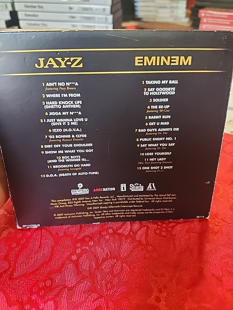 DJ Hero Renegade Edition Jay-Z Eminem 2 -disc CD special