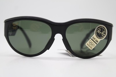 Vintage Sonnenbrille Ray Ban 1992 OLYMPIC GAMES B + L  Schwarz Oval sunglasses