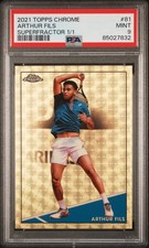 Current marketplace image for 2021 Topps Chrome Tennis #81 Arthur Fils Superfractor 1/1