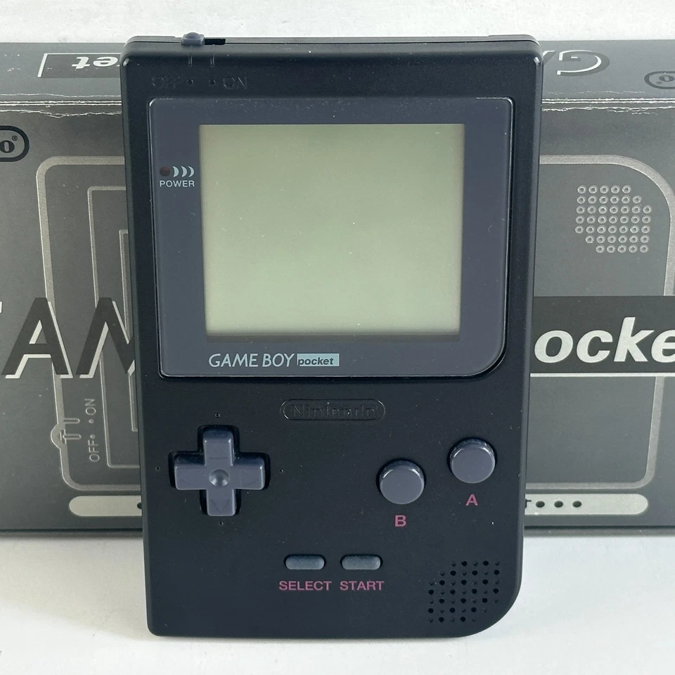 Nintendo Game Boy Pocket Black MGB-001 Console Original Import NTSC-J - Imagen 4 de 4