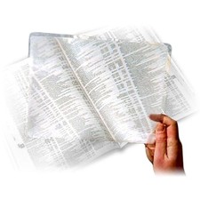 2X Full Page Reading Magnifier Sheet 7"x10" Flexible Fresnel Lens   Lightweight