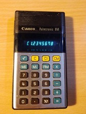 CANON PALMTRONIC 8M CALCOLATRICE VINTAGE 1976 TESTATA OTTIME CONDIZIONI